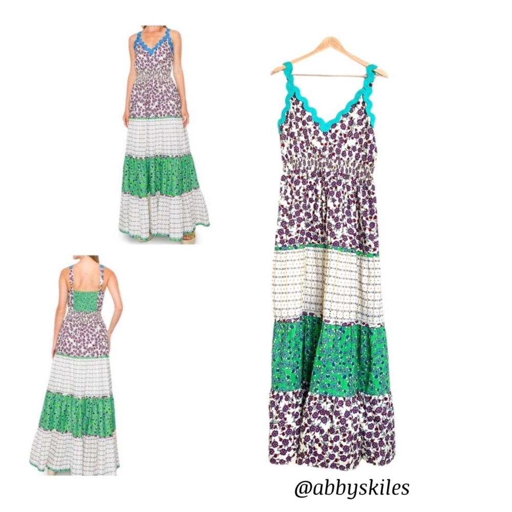MELLODAY Floral Maxi Dress